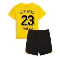 Koszulka piłkarska Borussia Dortmund Emre Can #23 Strój Domowy dla dzieci 2023-24 tanio Krótki Rękaw (+ Krótkie spodenki)